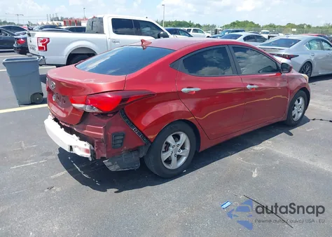 2014 Hyundai Elantra Se из США, поврежденный, VIN 5NPDH4AE7EH462643